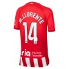 Maglia ufficiale Atlético Madrid M. Llorente 14 Casa 2023-24 per Bambino